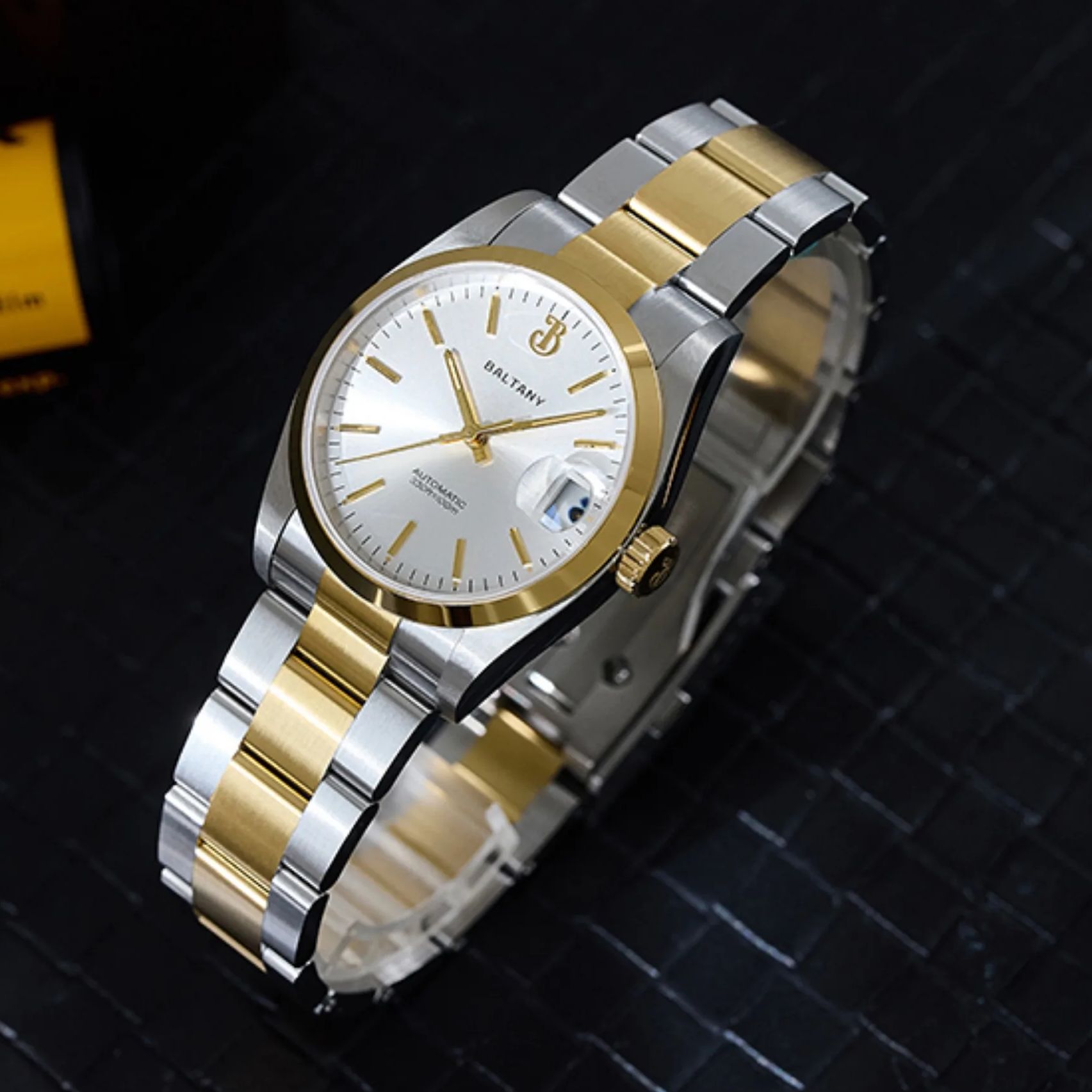 Stainless Bracelet Diver - Baltany Men Automatic Watch 36MM Mechaical