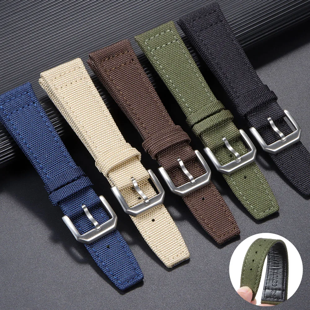 Nylon Canvas Watch Strap for I - огляд і ціна Suede Strap Watch