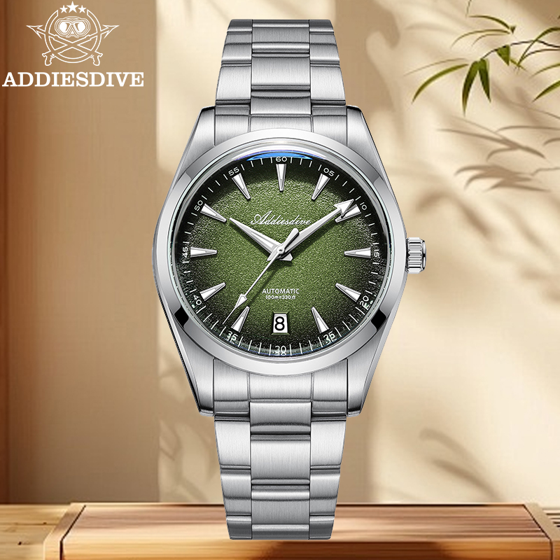 ADDIESDIVE New Men Watch 39mm  - огляд і ціна Stainless Bracelet Diver