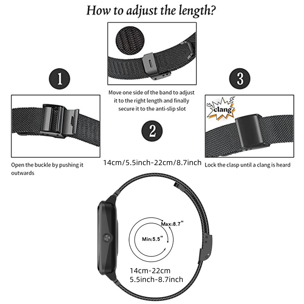 Metal Bands for CMF Watch Pro  - огляд і ціна Mesh Strap Metal