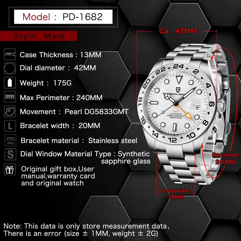 2026 PAGANI Design New Men's A - огляд і ціна Stainless Bracelet Diver