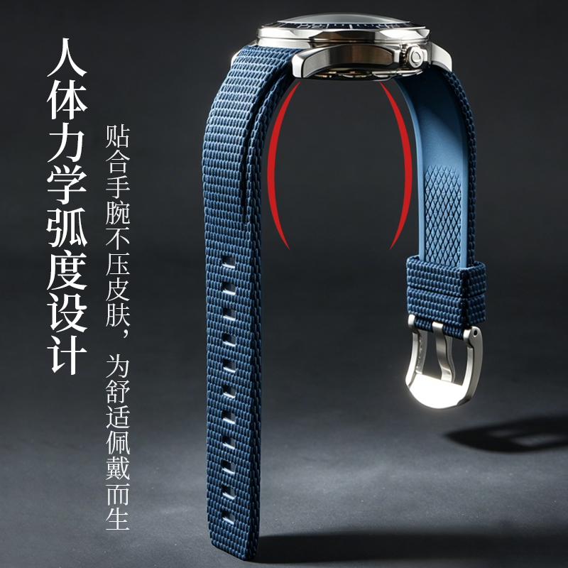 Curved End Fluororubber Watch  - огляд і ціна Omega Watch Speedmaster