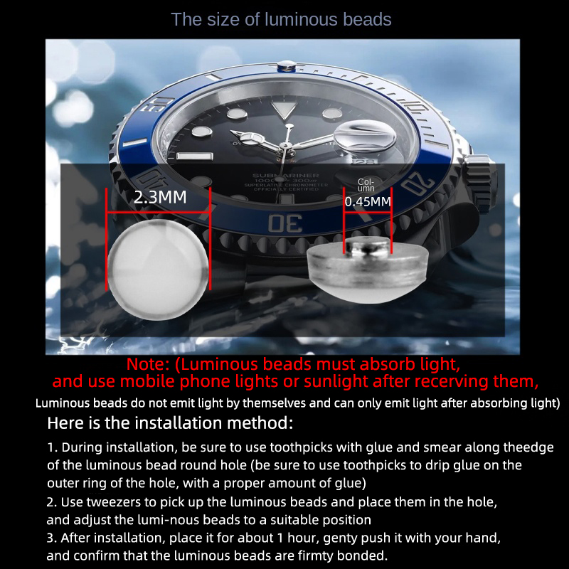 For Rolex Submariner Luminous  - огляд і ціна Rolex Watch Submariner